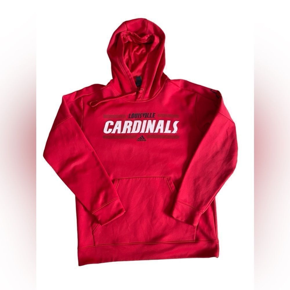 Louisville Cardinals Adidas Hoodie Sweatshirt